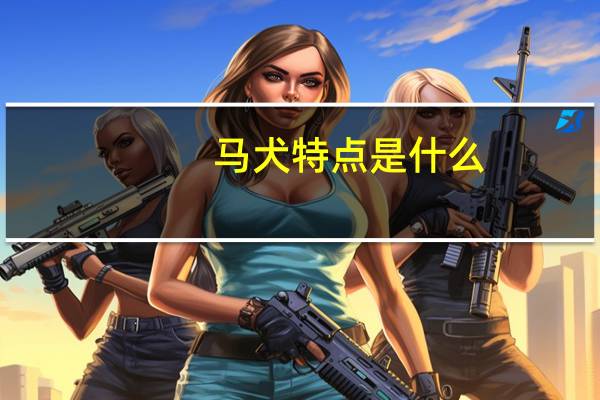 马犬特点是什么