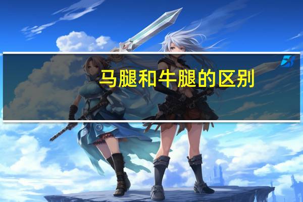 马腿和牛腿的区别