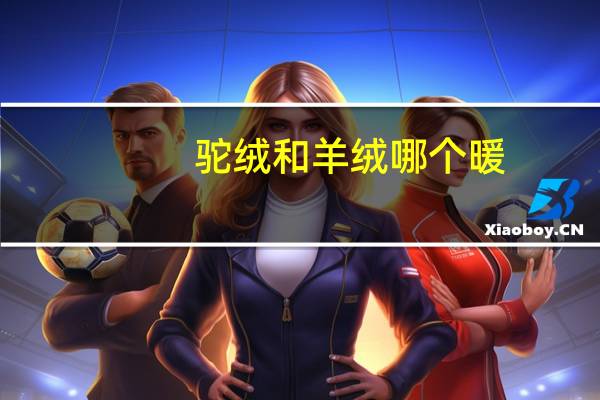 驼绒和羊绒哪个暖