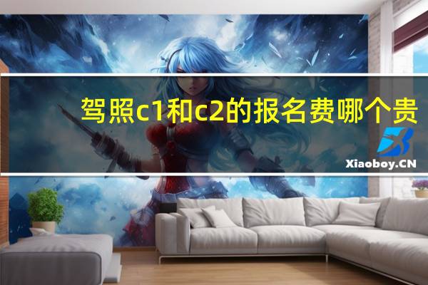 驾照c1和c2的报名费哪个贵