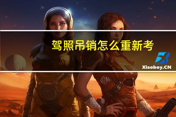 驾照吊销怎么重新考