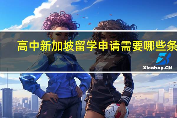 高中新加坡留学申请需要哪些条件