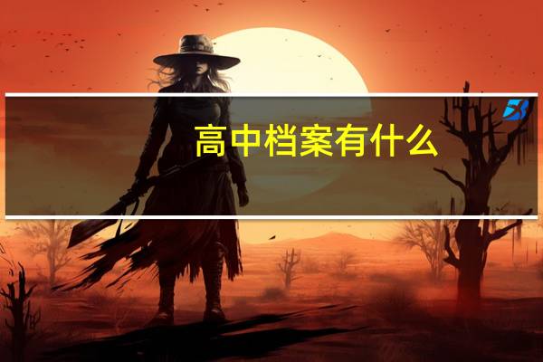 高中档案有什么