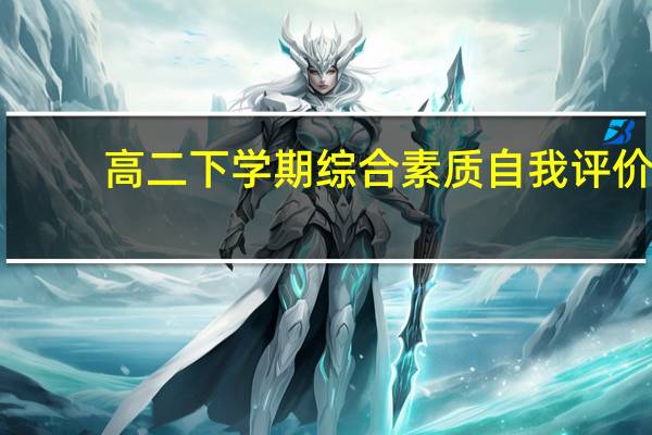 高二下学期综合素质自我评价