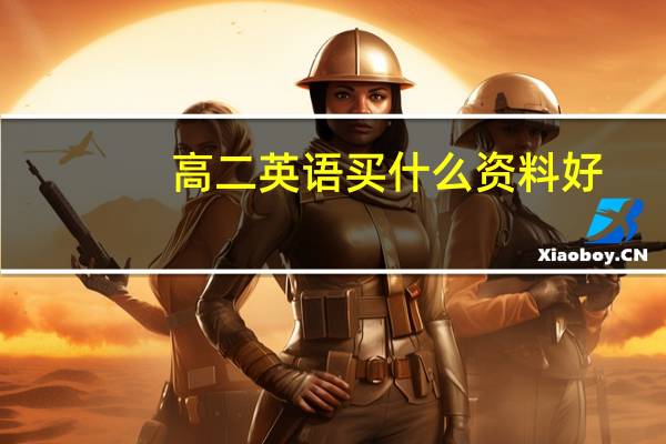 高二英语买什么资料好