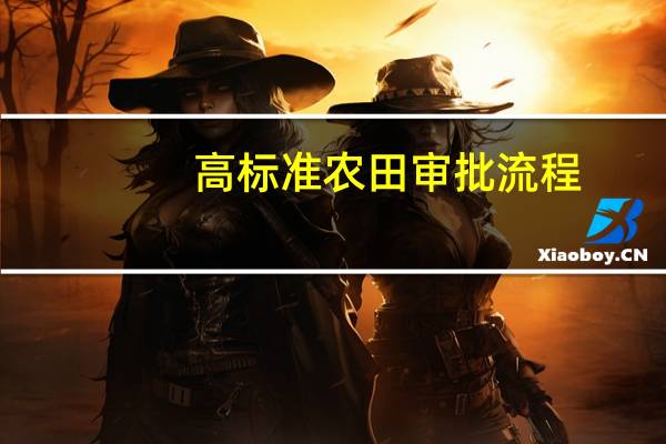 高标准农田审批流程