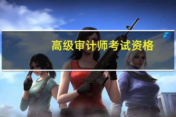 高级审计师考试资格