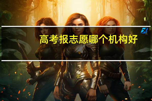 高考报志愿哪个机构好
