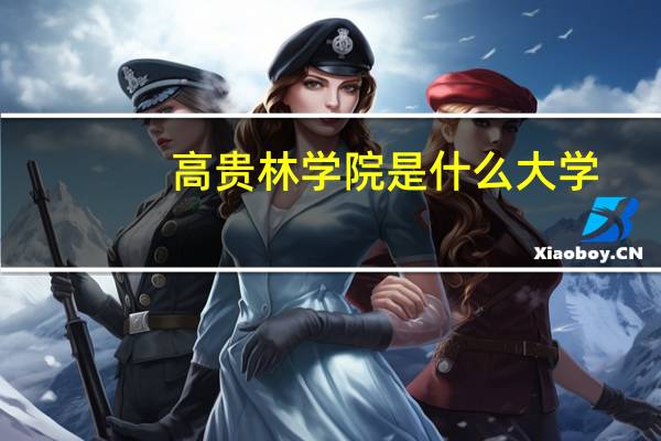 高贵林学院是什么大学