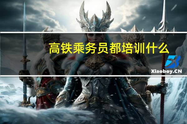 高铁乘务员都培训什么