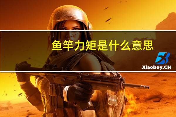 鱼竿力矩是什么意思
