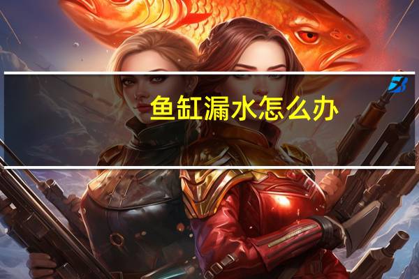 鱼缸漏水怎么办