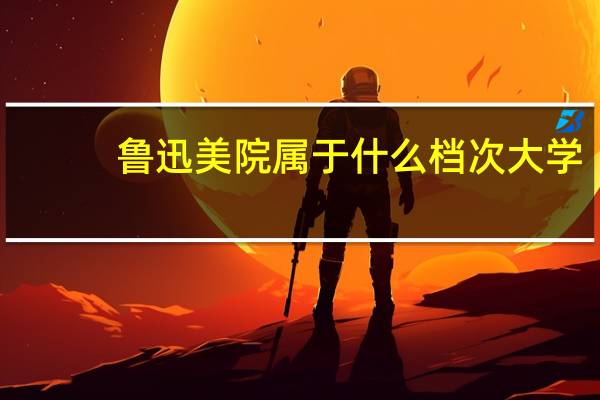 鲁迅美院属于什么档次大学