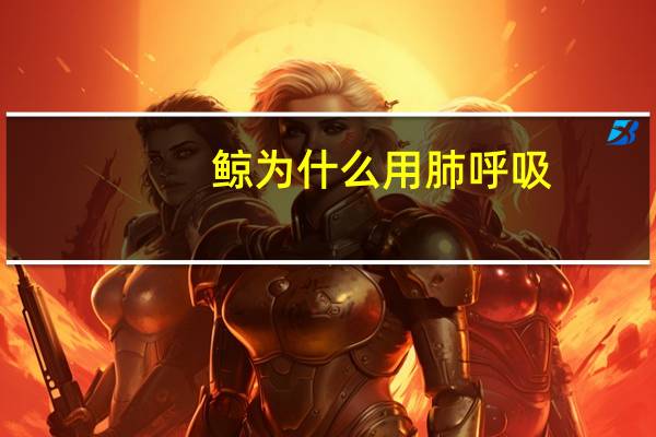 鲸为什么用肺呼吸