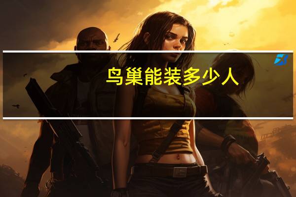 鸟巢能装多少人