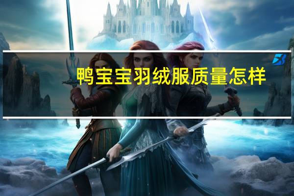 鸭宝宝羽绒服质量怎样