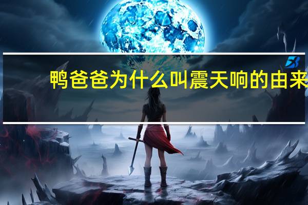 鸭爸爸为什么叫震天响的由来