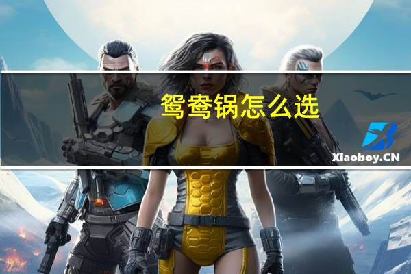鸳鸯锅怎么选
