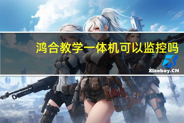 鸿合教学一体机可以监控吗