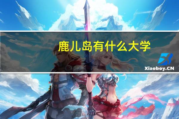 鹿儿岛有什么大学