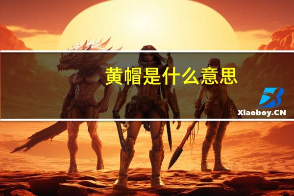 黄帽是什么意思