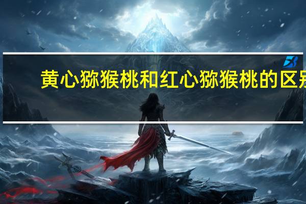 黄心猕猴桃和红心猕猴桃的区别