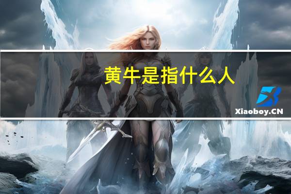 黄牛是指什么人