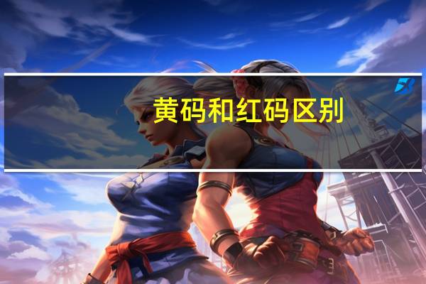黄码和红码区别