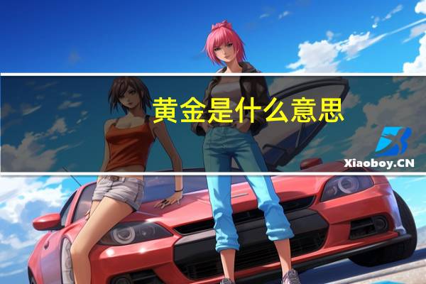 黄金是什么意思