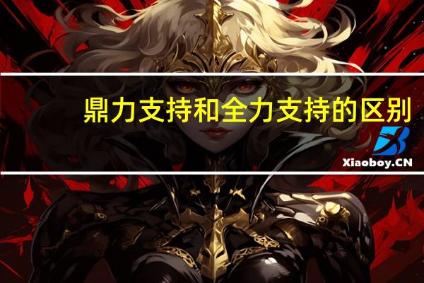 鼎力支持和全力支持的区别